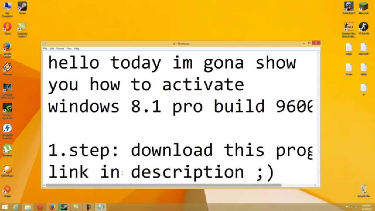 windows 8 pro build 9200 activation